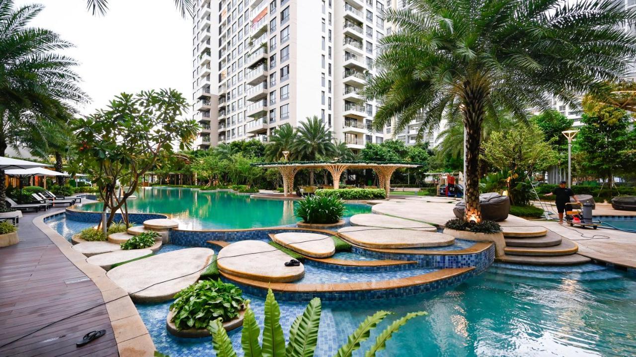 Estella Heights Saigon City View 2BR Apartment&Pool, Thành Pho Ho Chí Minh Esterno foto