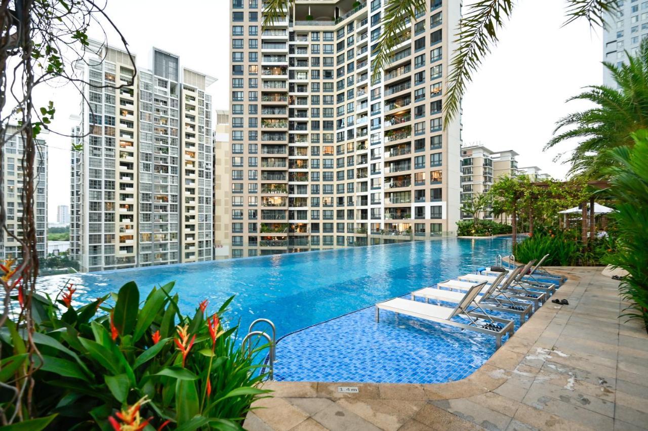 Estella Heights Saigon City View 2BR Apartment&Pool, Thành Pho Ho Chí Minh Esterno foto