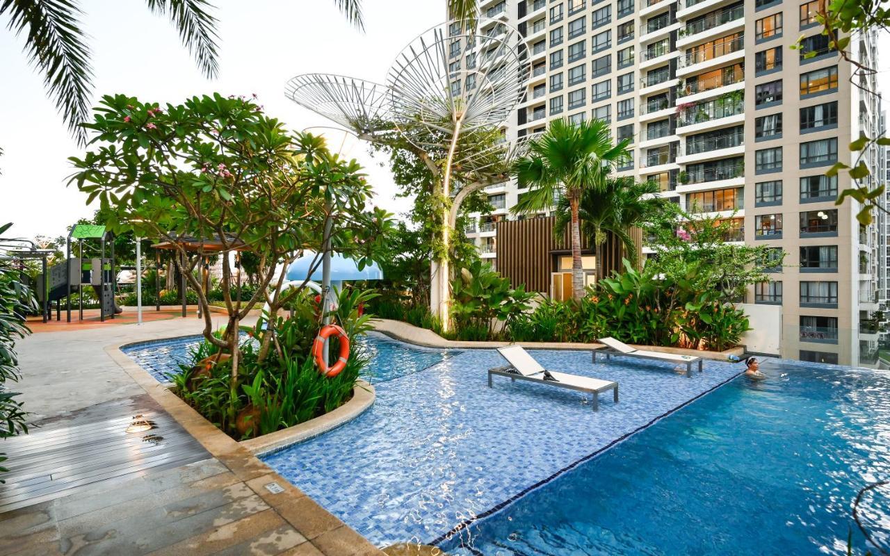Estella Heights Saigon City View 2BR Apartment&Pool, Thành Pho Ho Chí Minh Esterno foto